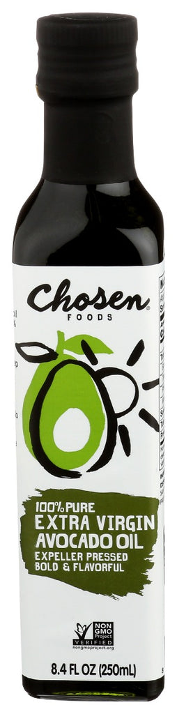 CHOSEN FOODS: 100% Pure Extra Virgin Avocado Oil, 250 ml