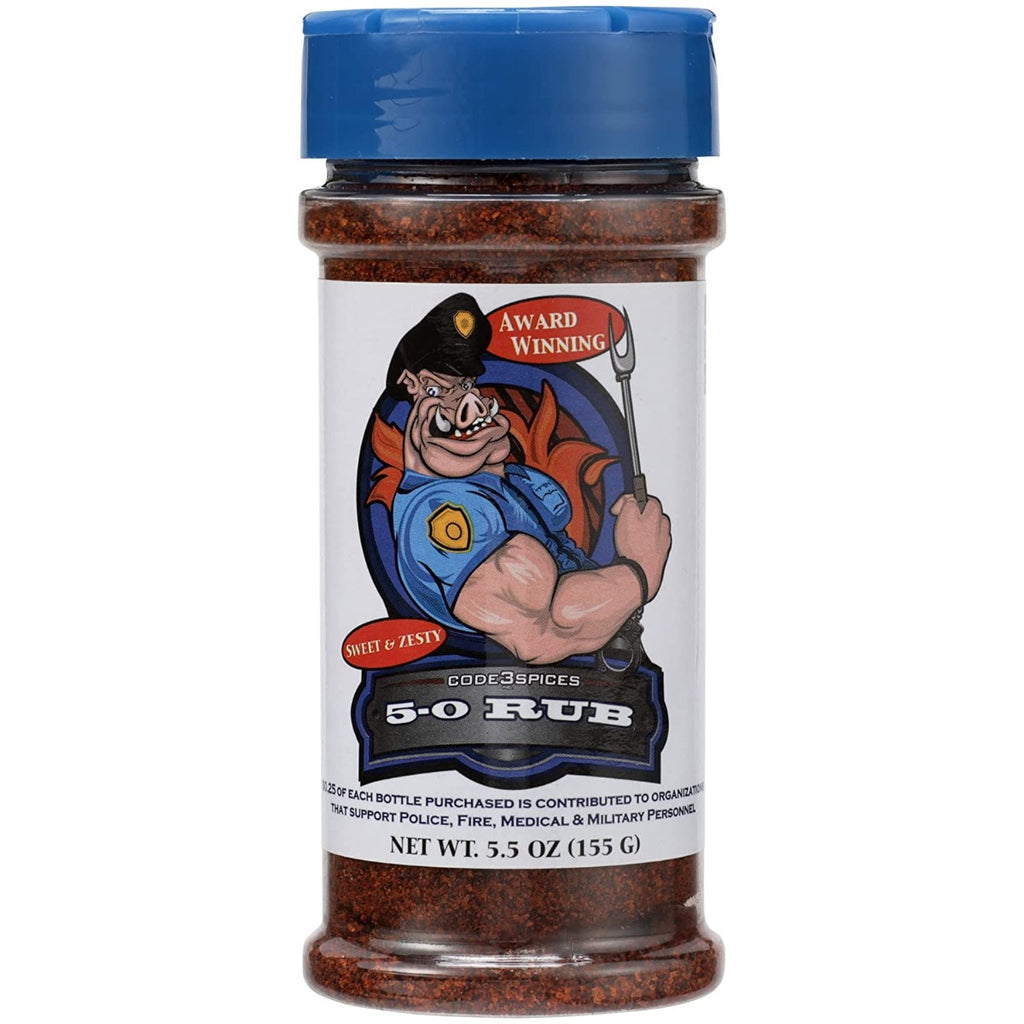 CODE 3 SPICES: Rub 5-0, 5.5 oz