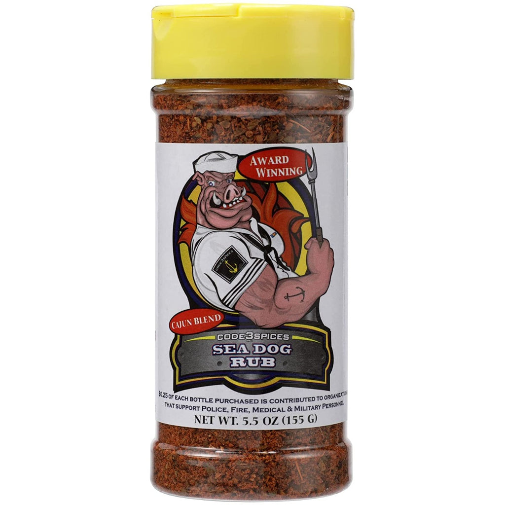 CODE 3 SPICES: Sea Dog Rub, 5.5 oz