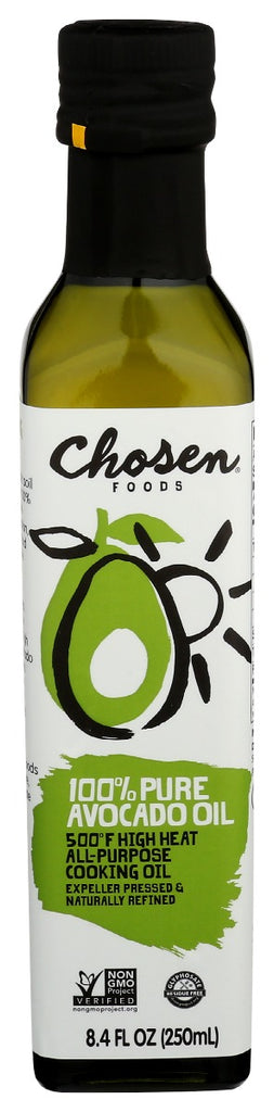 CHOSEN FOODS: 100% Pure Avocado Oil Refined, 250 ml