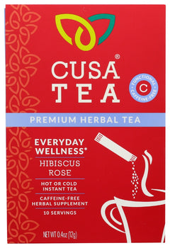 CUSA TEA: Everyday Wellness Herbal Tea, 10 ea