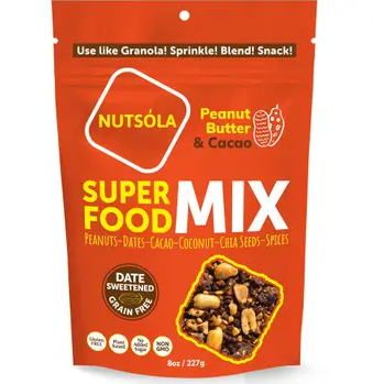 NUTSOLA: PB and Cacao Mix, 8 oz