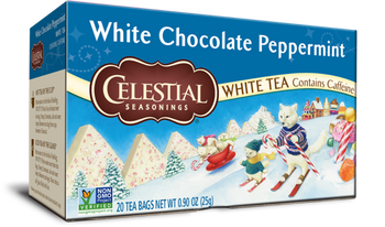 CELESTIAL SEASONINGS: White Chocolate Peppermint, 20 bg