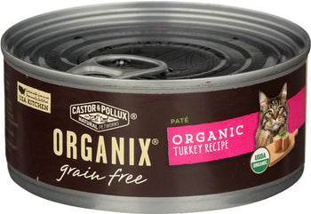 CASTOR & POLLUX: Grain Free Organic Turkey Recipe, 5.5 oz