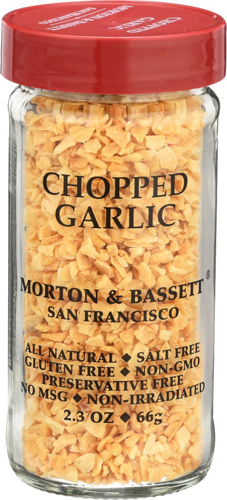 MORTON & BASSETT: Garlic Chopped, 2.3 oz