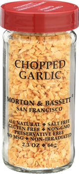 MORTON & BASSETT: Garlic Chopped, 2.3 oz