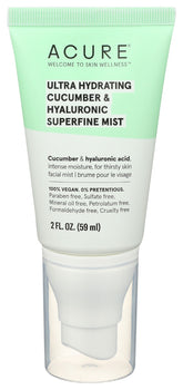 ACURE: Ultra Hydrating Cucumber and Hyaluronic Superfine Mist, 2 fo