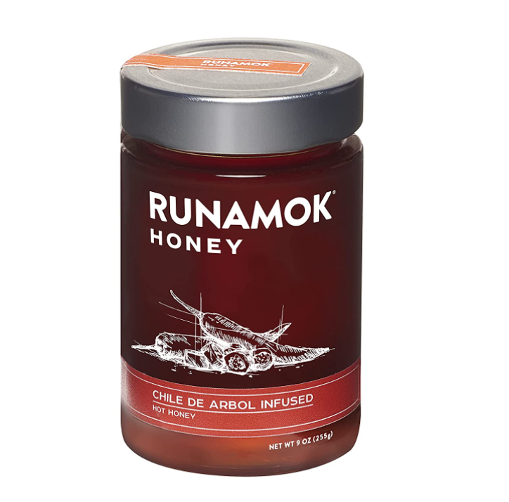 RUNAMOK MAPLE: Chile de Arbol Infused Honey, 9 oz