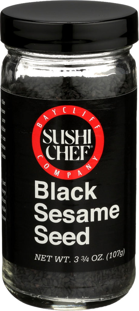 SUSHI CHEF: Black Sesame Seed, 3.75 oz