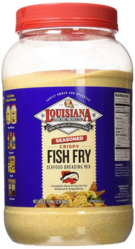 LOUISIANA FISH FRY: Fry Mix Fish Seasoned, 1 ga