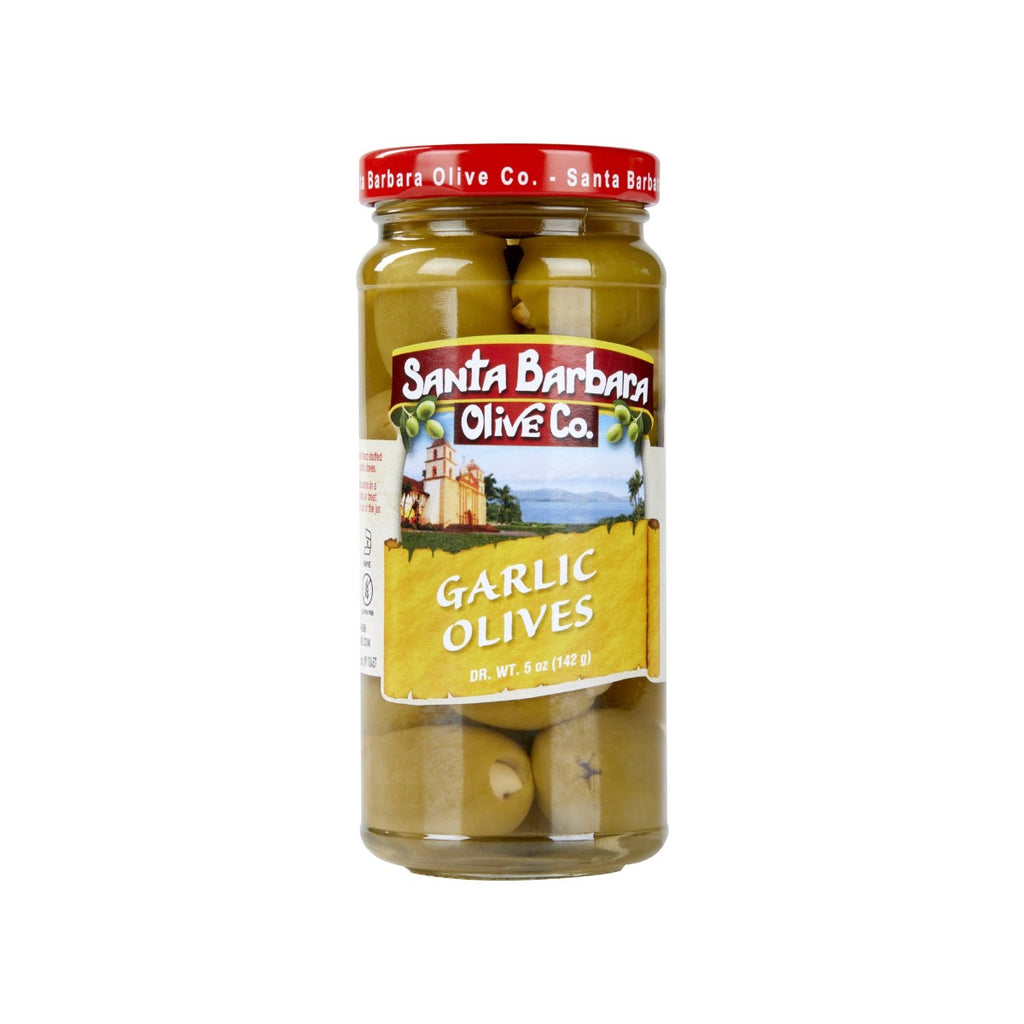 SANTA BARBARA: Olive Stfd Jalpno Garlic, 5 oz