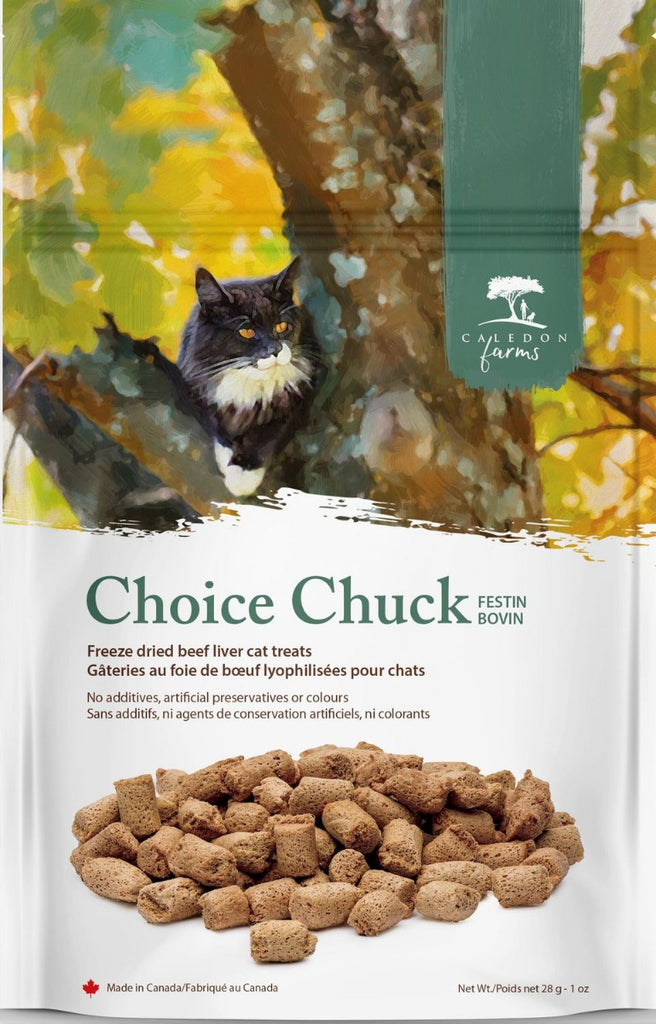 CALEDON FARMS: Choice Chuck Cat Treats, 1 oz