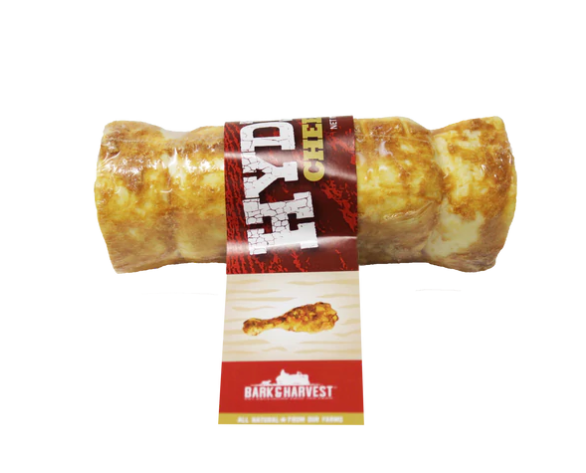 BARK AND HARVEST: Cheek Rolls Chicken Flavor, 6 in