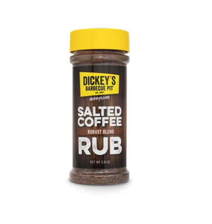 DICKEYS: Salted Coffee Rub Robust Blend, 3.8 oz