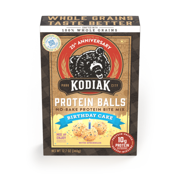 KODIAK: Mix Bday Cake Prtn Balls, 12.7 oz