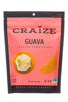 CRAIZE: Crackers Corn Guava, 4 oz