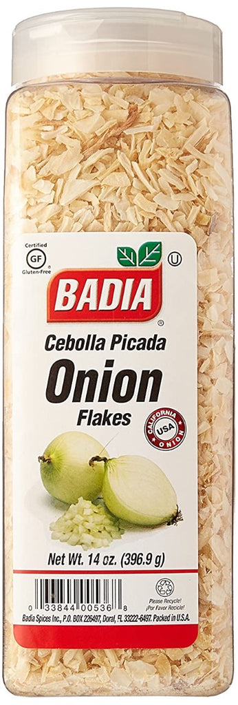 BADIA: Onion Flakes, 14 oz