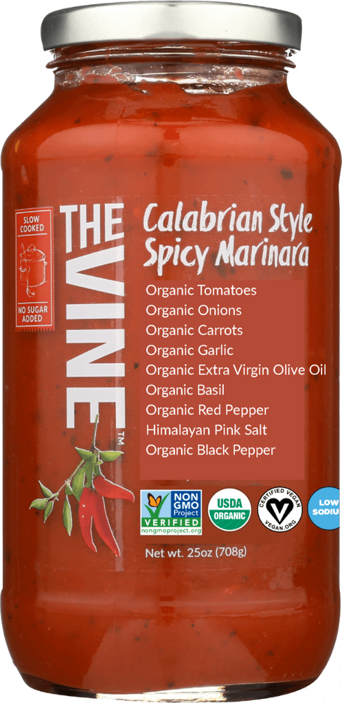 THE VINE: Marinara Calabrian Organic, 25 oz