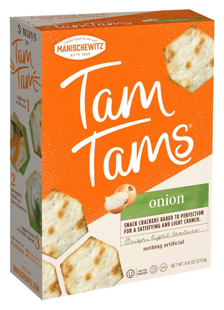 MANISCHEWITZ: Cracker Snk Tamtam Onion, 9.6 oz