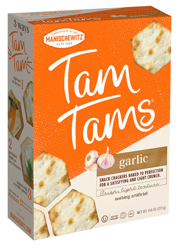 MANISCHEWITZ: Cracker Snk Tamtam Grlc, 9.6 oz