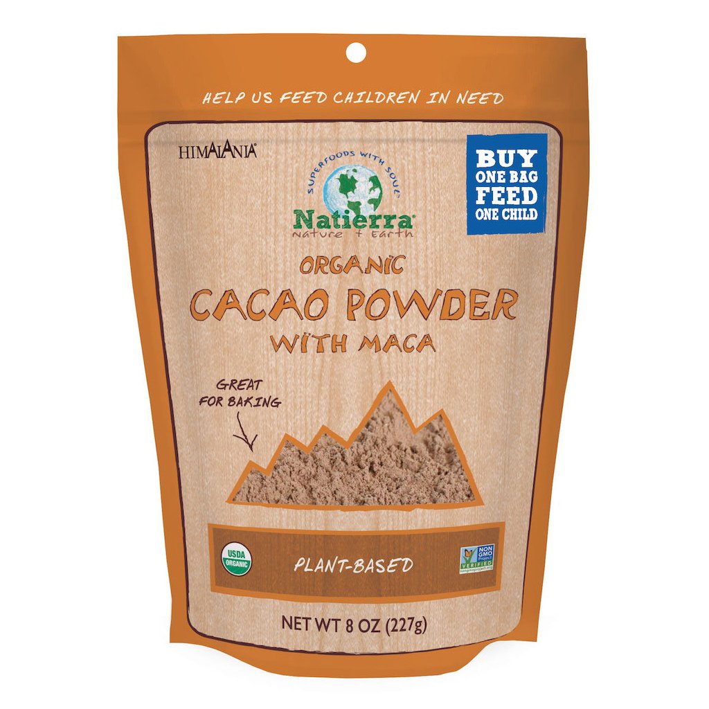 NATIERRA: Organic Cacao with Maca Pouch, 8 oz