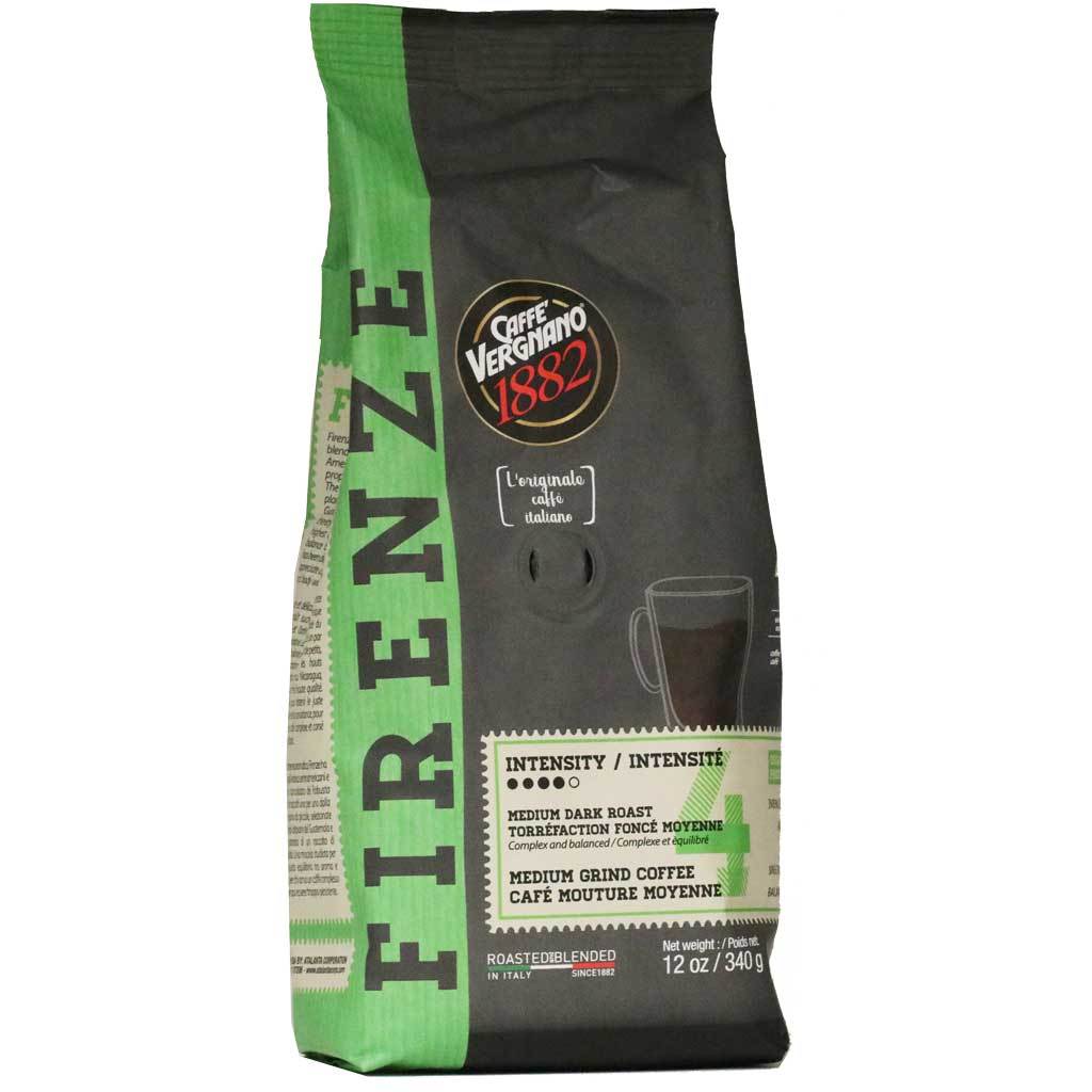 CAFE VERGNANO: Coffee Ground Firenze, 12 oz