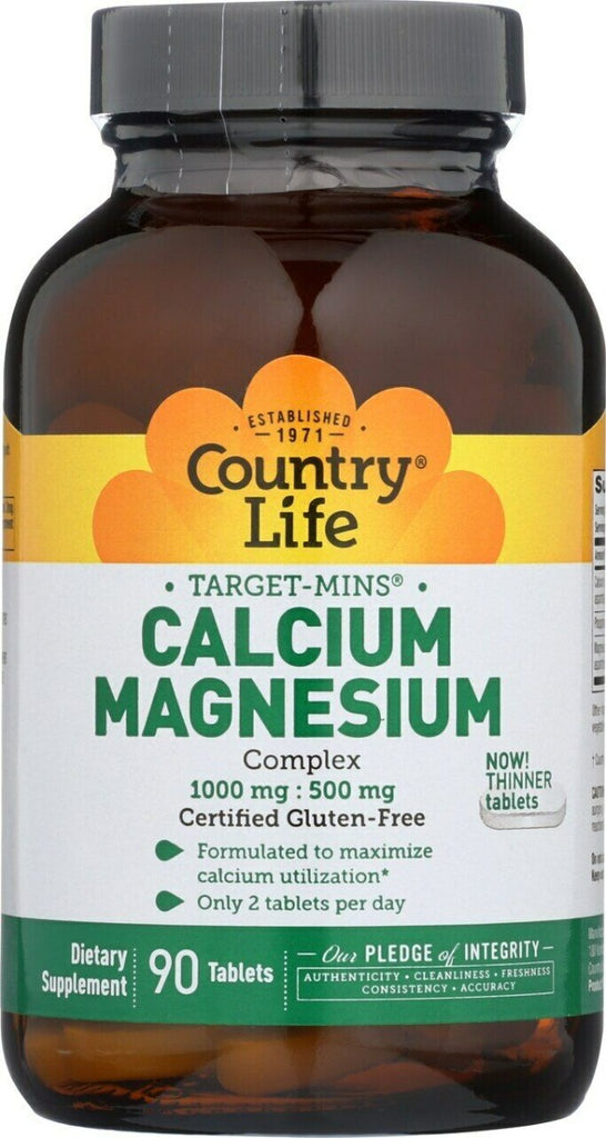 COUNTRY LIFE: Tm Cal Mag 1000Mg, 90 tb