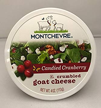 MONTCHEVRE: Cranberry Crumbled Goat Cheese, 4 oz