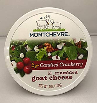 MONTCHEVRE: Cranberry Crumbled Goat Cheese, 4 oz