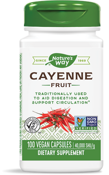 NATURES WAY: Cayenne Pepper 40,000 SHU/g, 100 vc