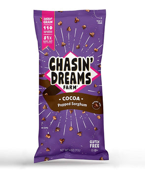 CHASIN DREAMS FARM: Cocoa Popped Sorghum, 4 oz