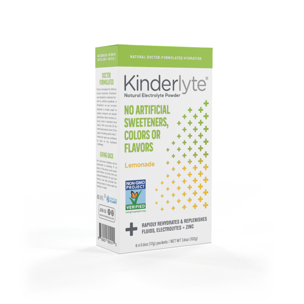 KINDERLYTE: Electrolyte Lemonade, 6 bx