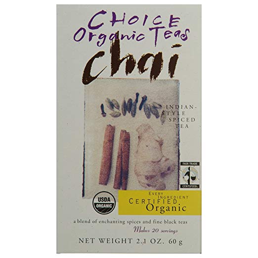 CHOICE TEA: Chai Tea, 2.1 oz