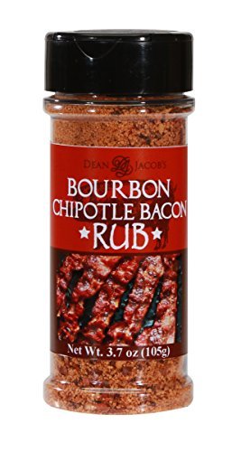 DEAN JACOBS: Bourbon Chipotle Bacon Rub Seasoning, 3.7 oz