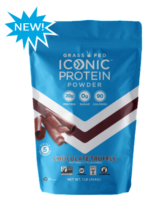 ICONIC: Powder Plant Protein Chocolate, 1 lb