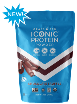 ICONIC: Powder Plant Protein Chocolate, 1 lb