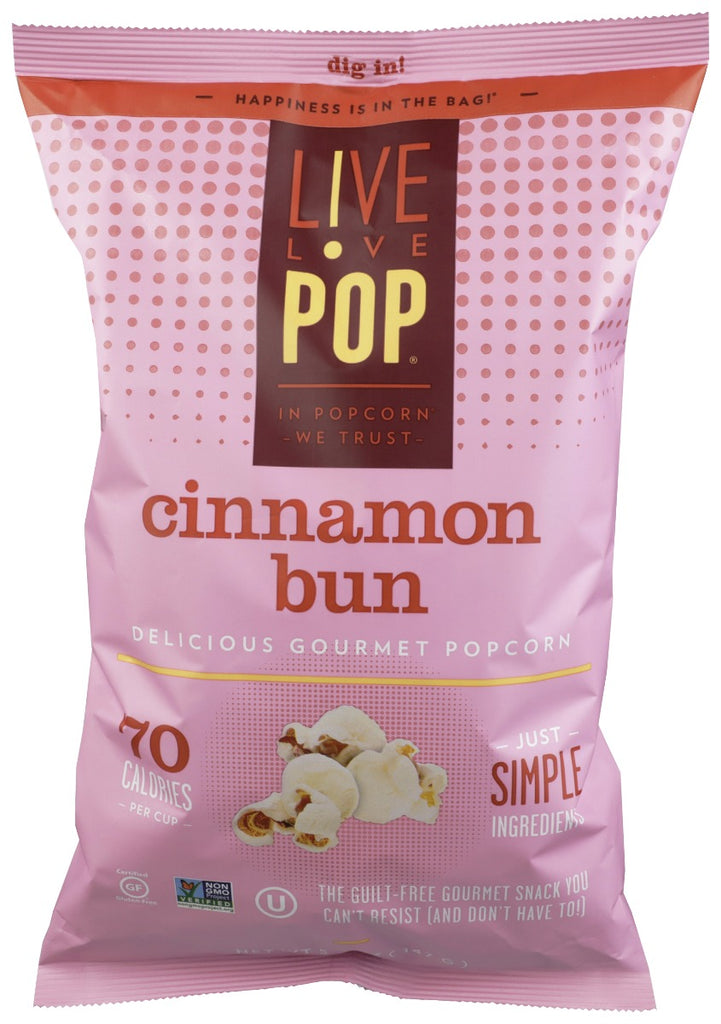 LIVE LOVE POP: Popcorn Rte Cinmn Bun, 5.2 oz