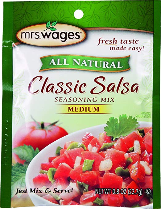 MRS WAGES: Classic Salsa Instant Mix, 0.8 oz