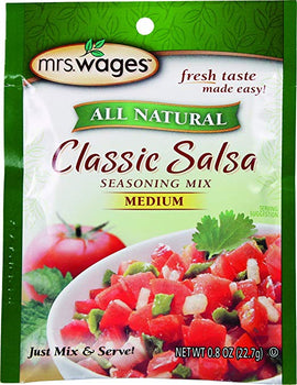 MRS WAGES: Classic Salsa Instant Mix, 0.8 oz