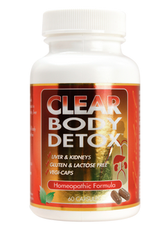 CLEAR PRODUCTS: Detox Body Homeopathic Herbal, 60 cp