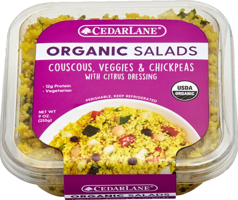 CEDARLANE FRESH: Couscous Veggies & Chickpeas Salad, 9 oz