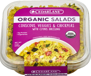 CEDARLANE FRESH: Couscous Veggies & Chickpeas Salad, 9 oz