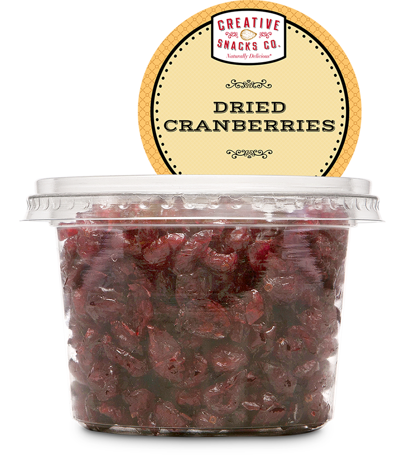 CREATIVE SNACK: Dried Cranberries Cup, 8.5 oz