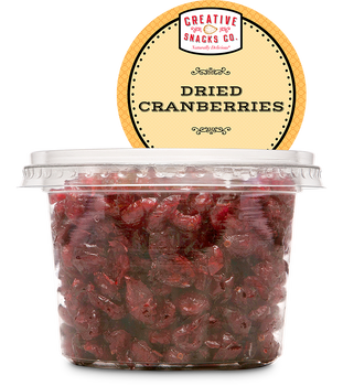 CREATIVE SNACK: Dried Cranberries Cup, 8.5 oz