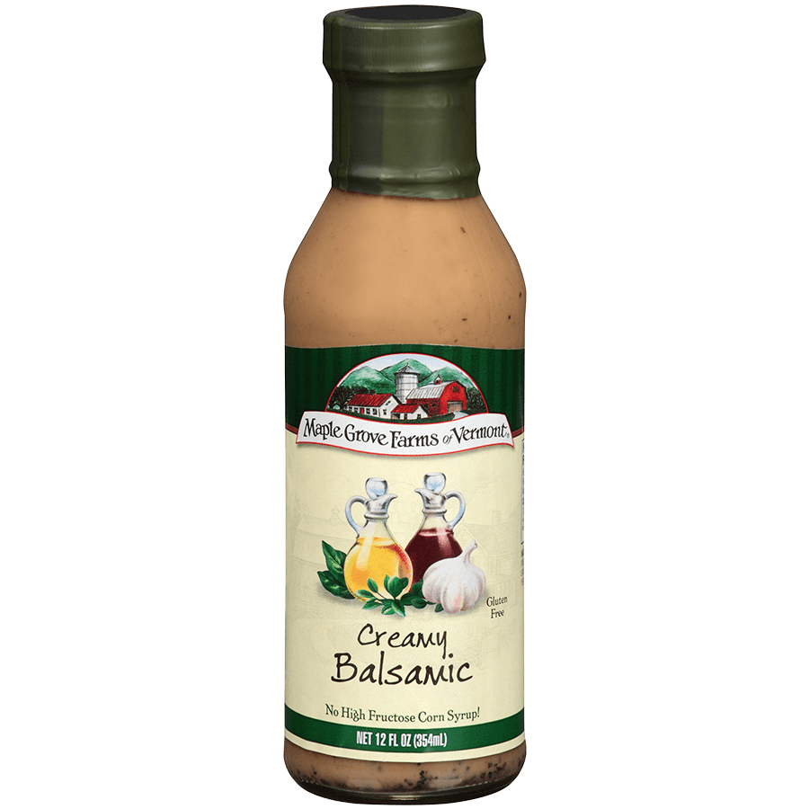 MAPLE GROVE: Creamy Balsamic Dressing, 12 oz