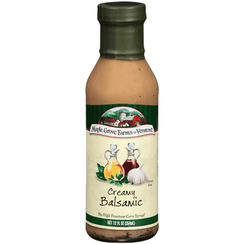 MAPLE GROVE: Creamy Balsamic Dressing, 12 oz