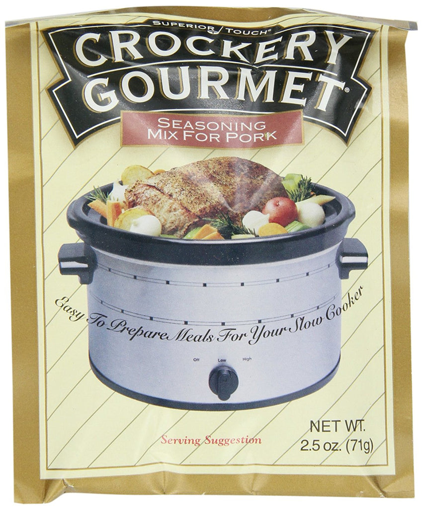 CROCKERY GOURMET: Seasoning Mix for Pork, 2.5 Oz