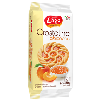 GASTONE LAGO: Crostatine Apricot Jam, 8.47 oz