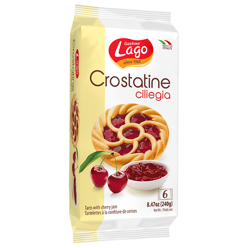 GASTONE LAGO: Crostatine Cherry Jam, 8.47 oz