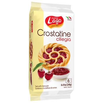 GASTONE LAGO: Crostatine Cherry Jam, 8.47 oz